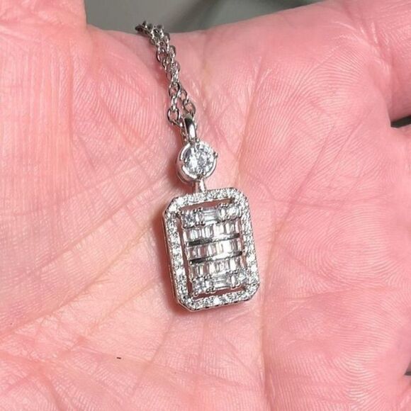 The Empire 2.0 Necklace in 925 and cz - Picture 1 of 12